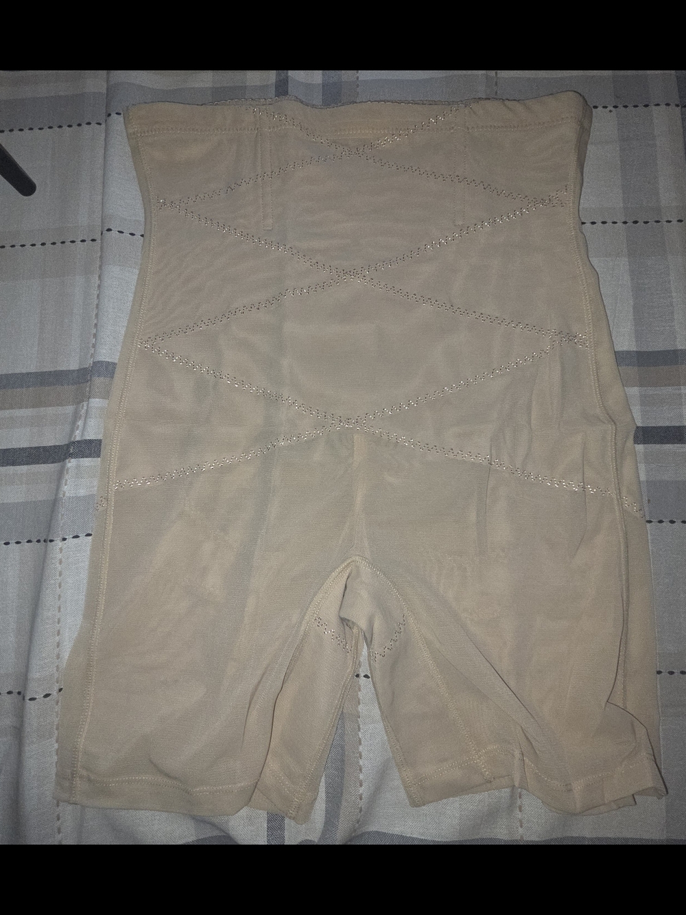 Beige High-Waist Shapewear Shorts Womens XXL NWOT